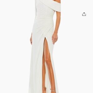 White Black Tie Event dress